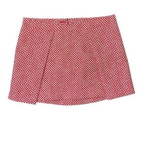 Patrezia Pepe Red and White Micro Mini Skirt